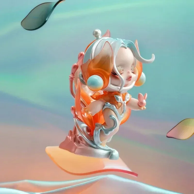 البوب مارت SKULLPANDA سلسلة الصوت صندوق أعمى صندوق غامض تخمين حقيبة اللعب دمية لطيف أنيمي الشكل سطح المكتب الحلي جمع