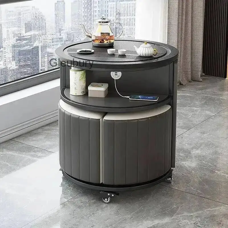 Decoration Coffee Tables Living Room Nordic RoundSaving Adjustable Coffee Tables Center Lateral Tavolino Salotto Furniture Home