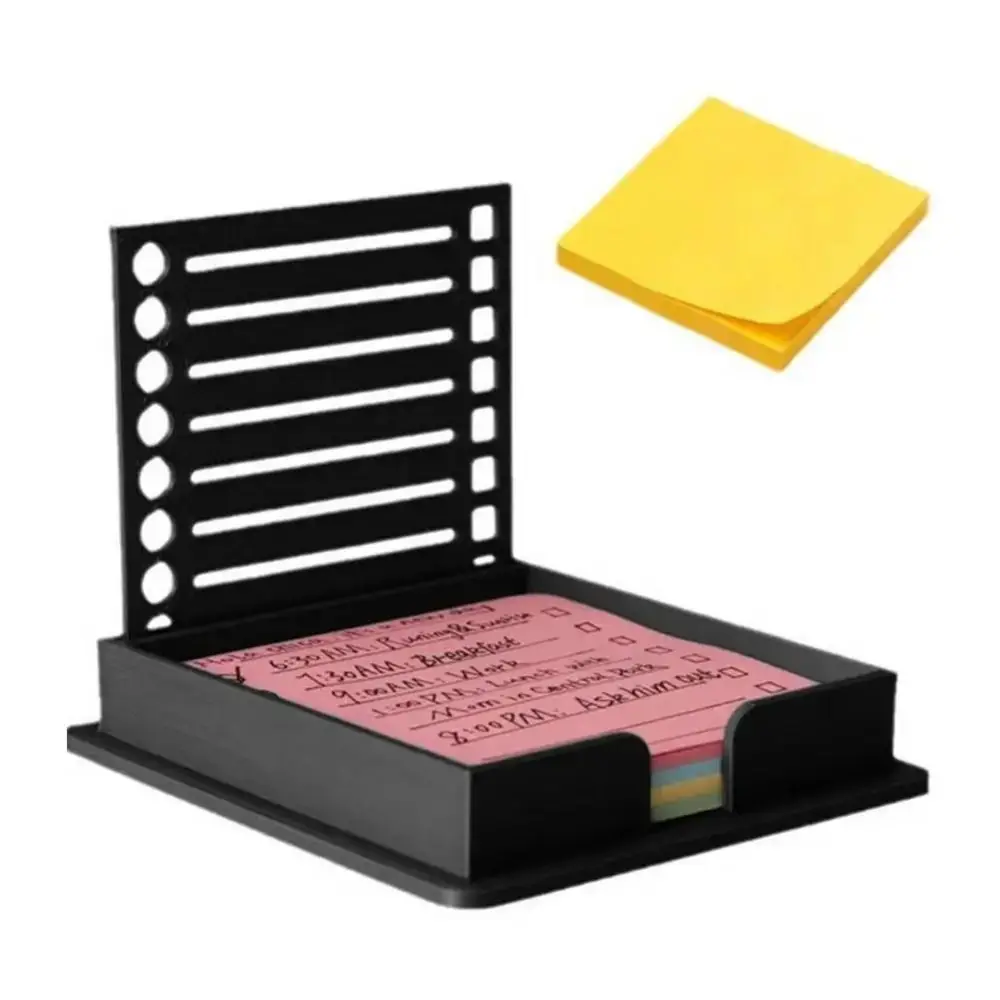 Drawing Template Sticky Note Holder To-Do List Self-sticky Notes Note Holder Efficient Stationery Storage Desk Organizer Home