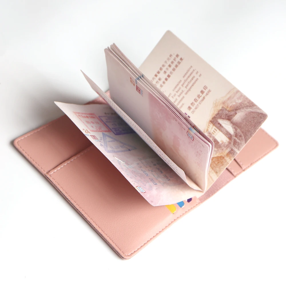 ฟรีส่วนบุคคลเริ่มต้นผู้ถือหนังสือเดินทางท่องเที่ยวชุดของขวัญกล่องDropshipping Customชื่อBoardingหนังสือเดินทางกระเป๋าเดินทาง: