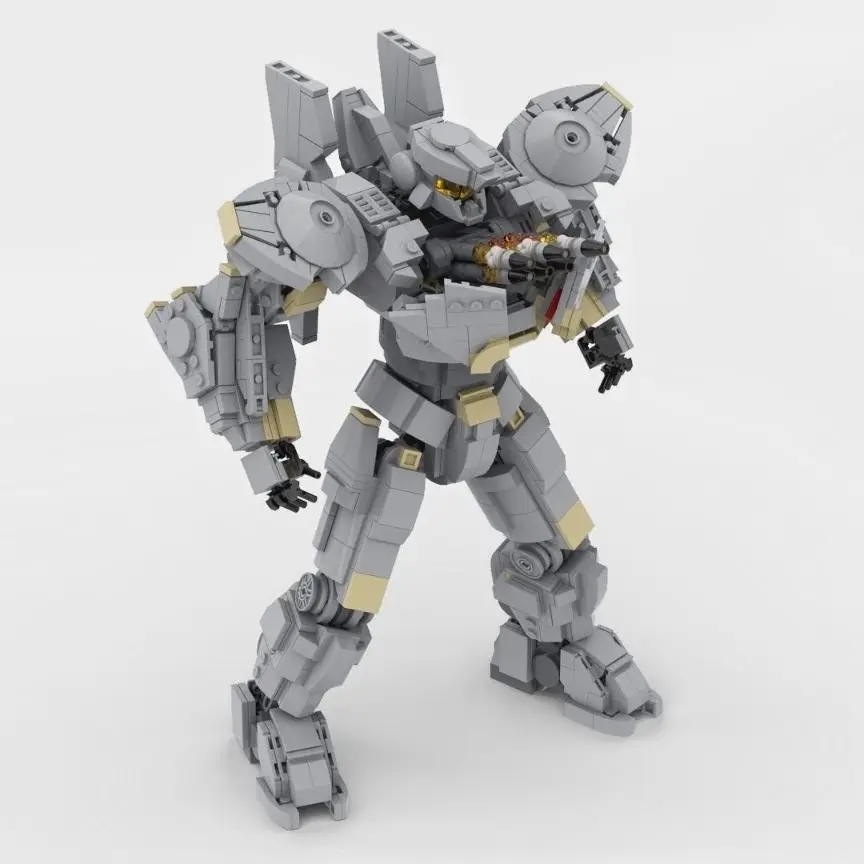 New High-quality Deformable Mecha Movable Robot Boy Luxury Assembled Birthday Toy Children\'s Building Block Ornaments in Stock