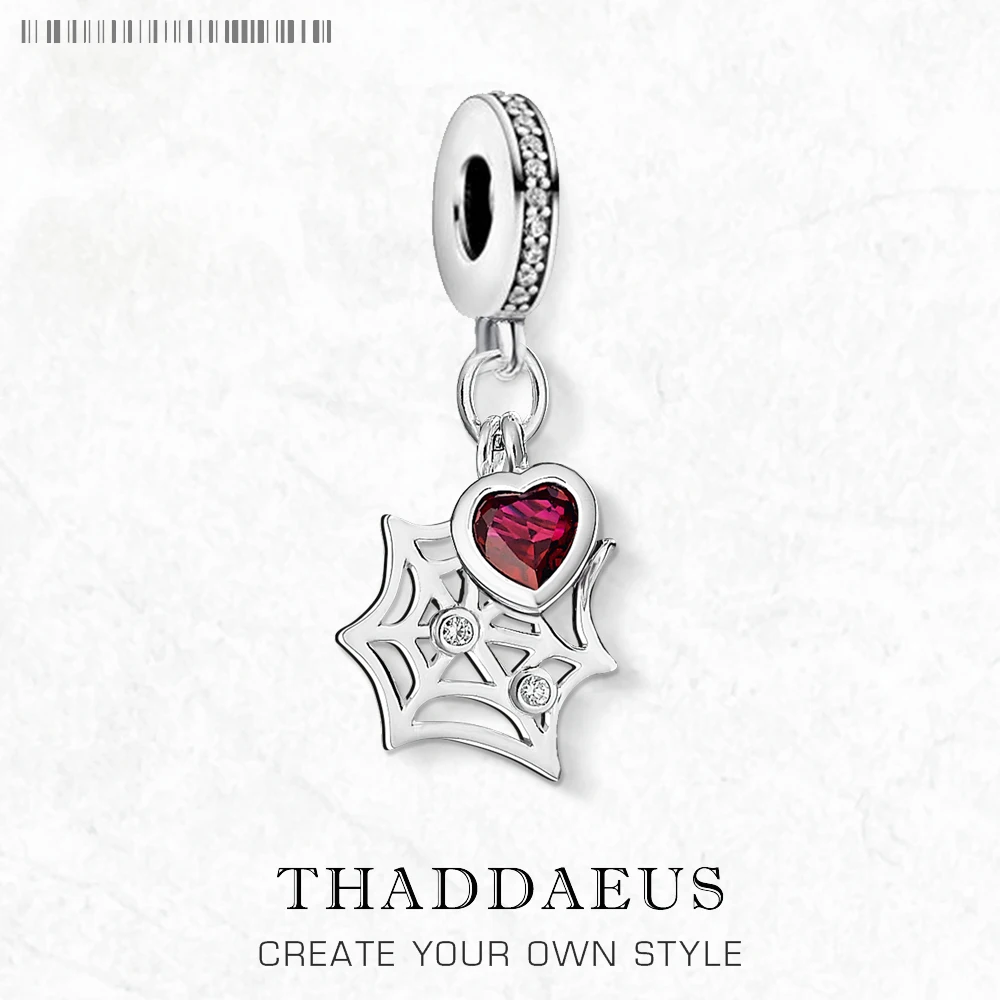 

Женская подвеска в виде паутины и сердца, серебро 2022 пробы