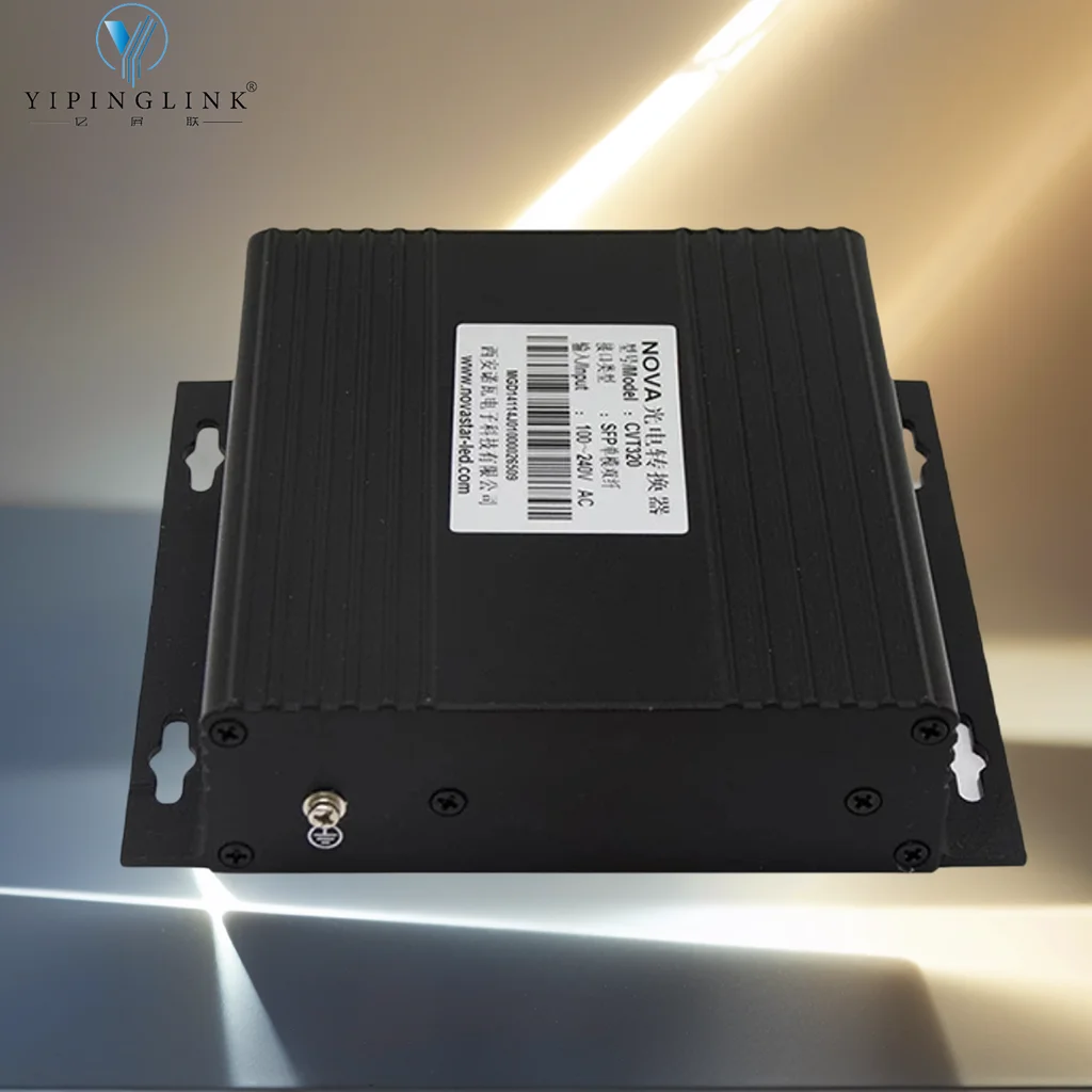 Convertitore multimediale in fibra ottica con display a LED Novastar CVT320 per trasmissione di segnale a lunga distanza