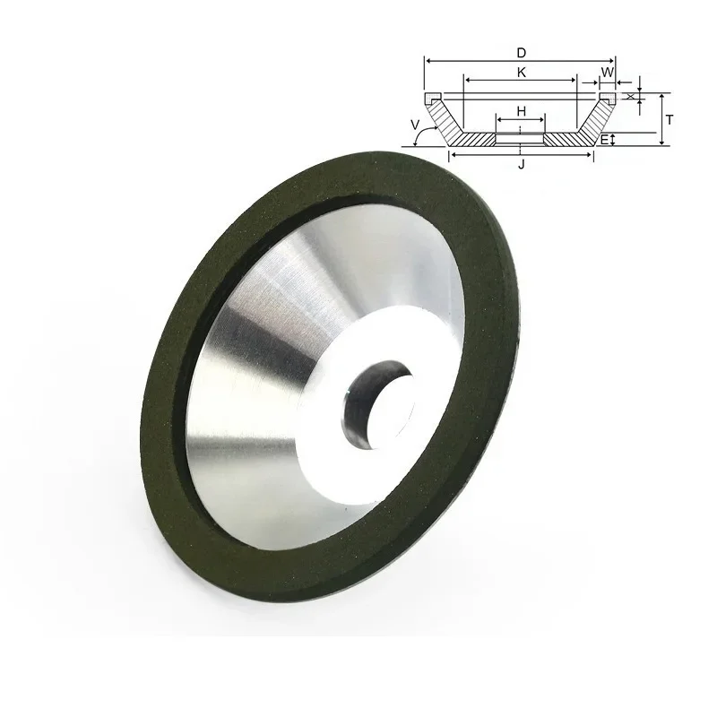 

【Из Китая】Настраиваемый OEM/OBM полимерный шлифовальный круг для гофрированной обработки, чашеобразный развальцовочный стакан, алмазные шлифовальные круги CBN