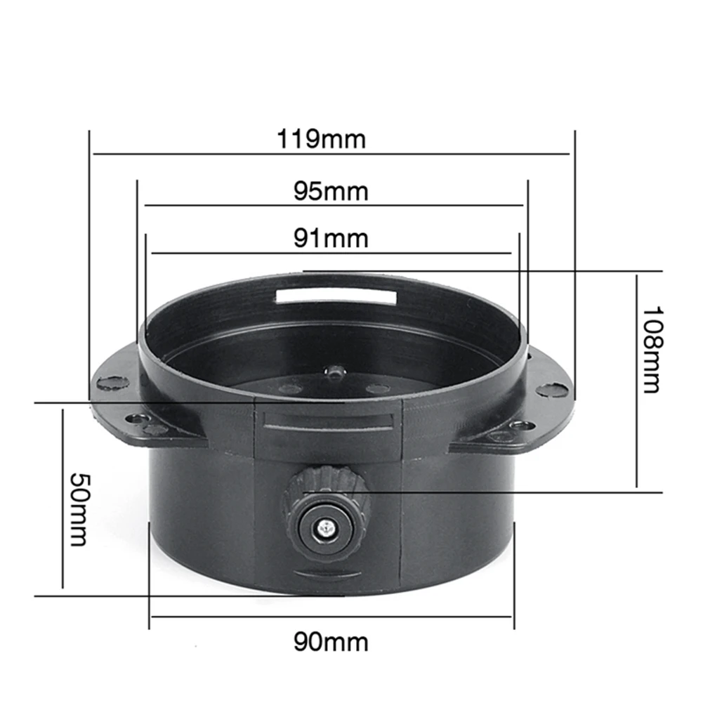 Saída de ar de plástico com válvula, Webasto Eberspacher Estacionamento Aquecedores, 2kW, 5kW, 8kW, 90 mm