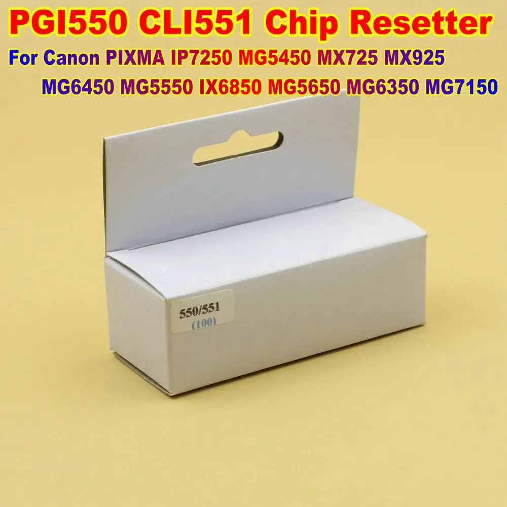 

MG6350 MG7150 Printer Resetter Reset PGI550 CLI551 Chip Device For Canon IP7250 MG5450 MX725 MX925 MG6450 MG5550 IX6850 MG5650