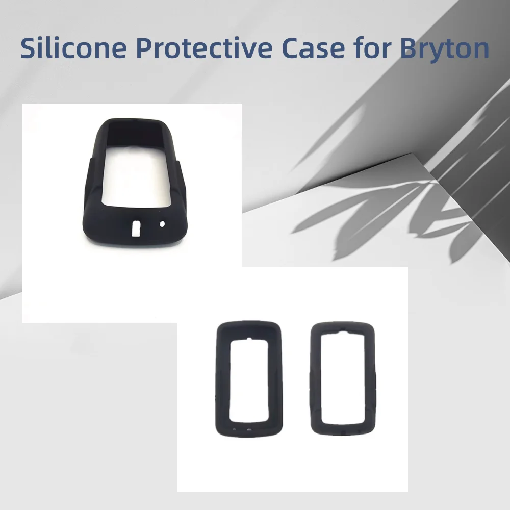 Black Silicone Shell for Bryton GPS Bike Code Meter Protective Case Accessories