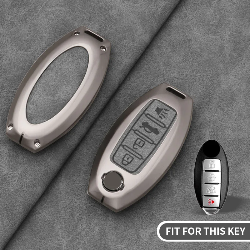 4buttons Car Key Case Cover for Nissan Leaf Micra Qashqai J11 J10 X Trail T32 Versa Note Patrol Key Fob Cover Accessories