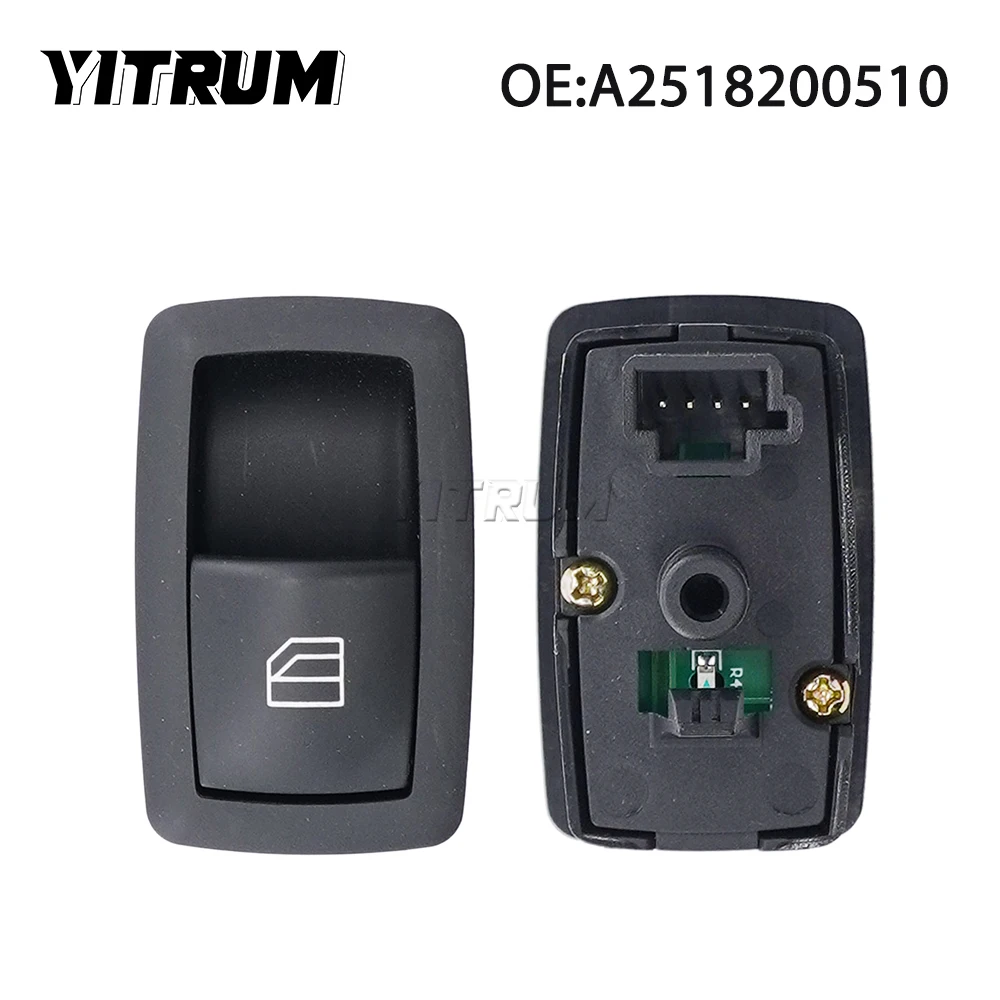 YITRUM A2518200510 Electric Window Control Switch Button For Mercedes For Benz A B M R GL Class W251 W169 W245 X164 W164