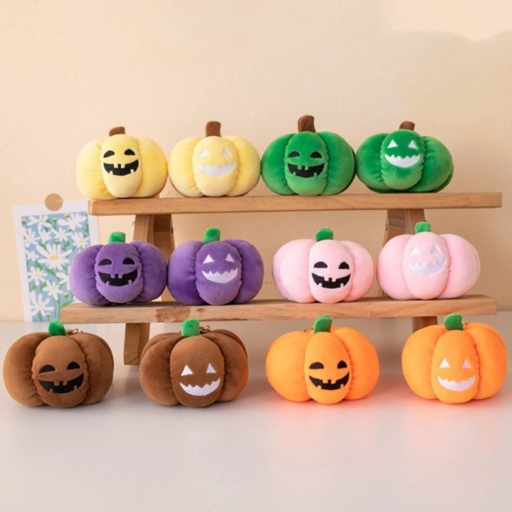 Décorations de vacances citrouille lumineuse en peluche poupée en peluche légumes Halloween citrouille dessin animé mignon en peluche citrouille enfants jouet