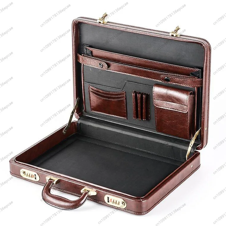 Small Ultra-thin Suitcase Business Multifunctional Document Banknote Box