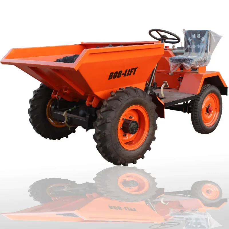 Electric -Diesel Hydraulic Mini Dumper 4x4