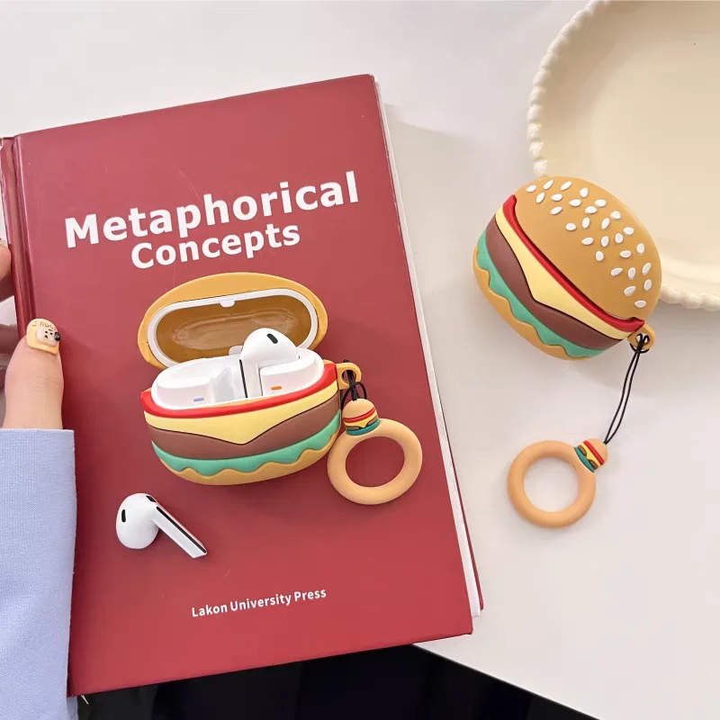

Creative Burger is suitable for Samsung Galaxy Buds3/3Pro earphone case Simple protective case for men and women