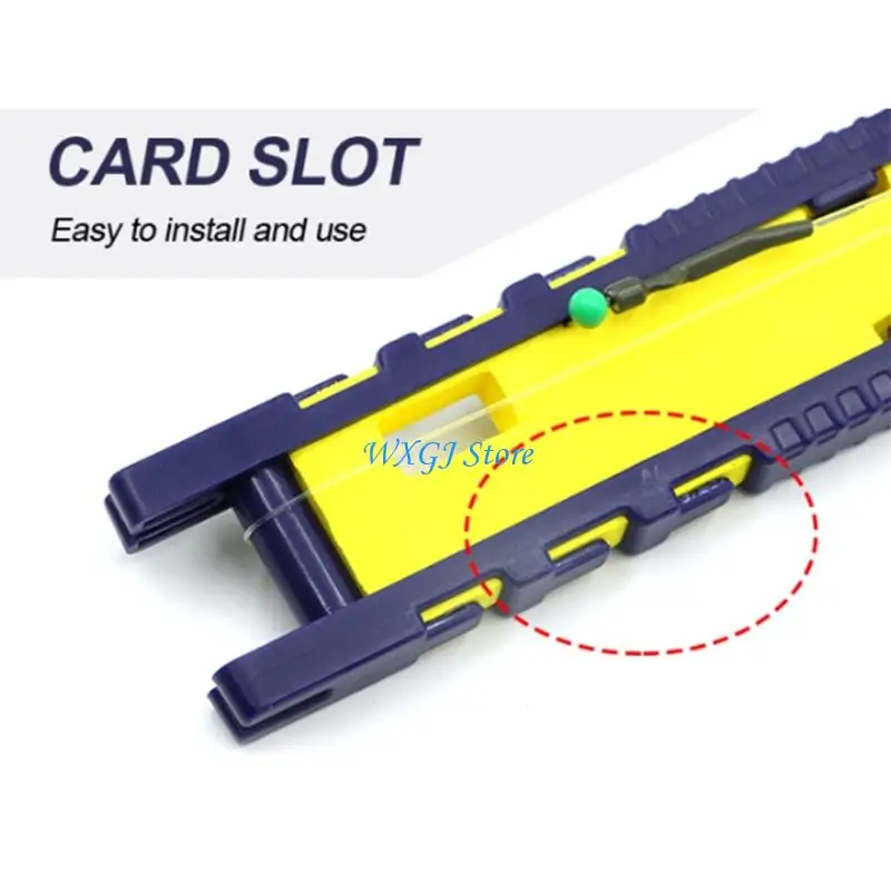 37JE 5pcs Fishing Line Winding Board Snell Organizers Fishing Snelled Hook Holder