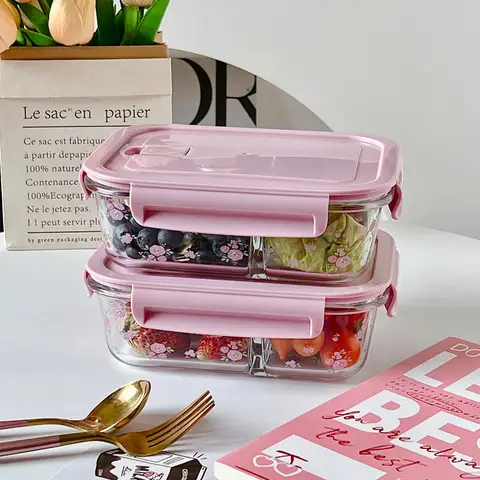 10 best sales गुलाबी लंच बॉक्स - №1