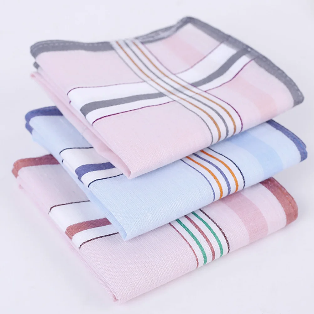 

12Pcs Handkerchiefs For Men Breathable Soft Sweat-Absorbent Square Towel Perfect For Gifts