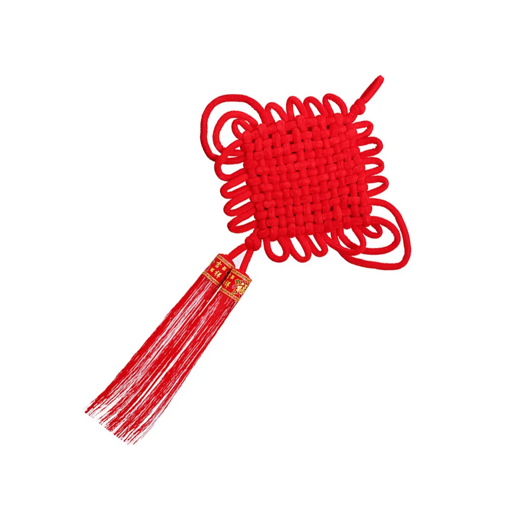 

1pc Chinese Pendant Home Decor Red Tassel Hanging Ornament Traditional Charms Home Pendant Festival Supplies