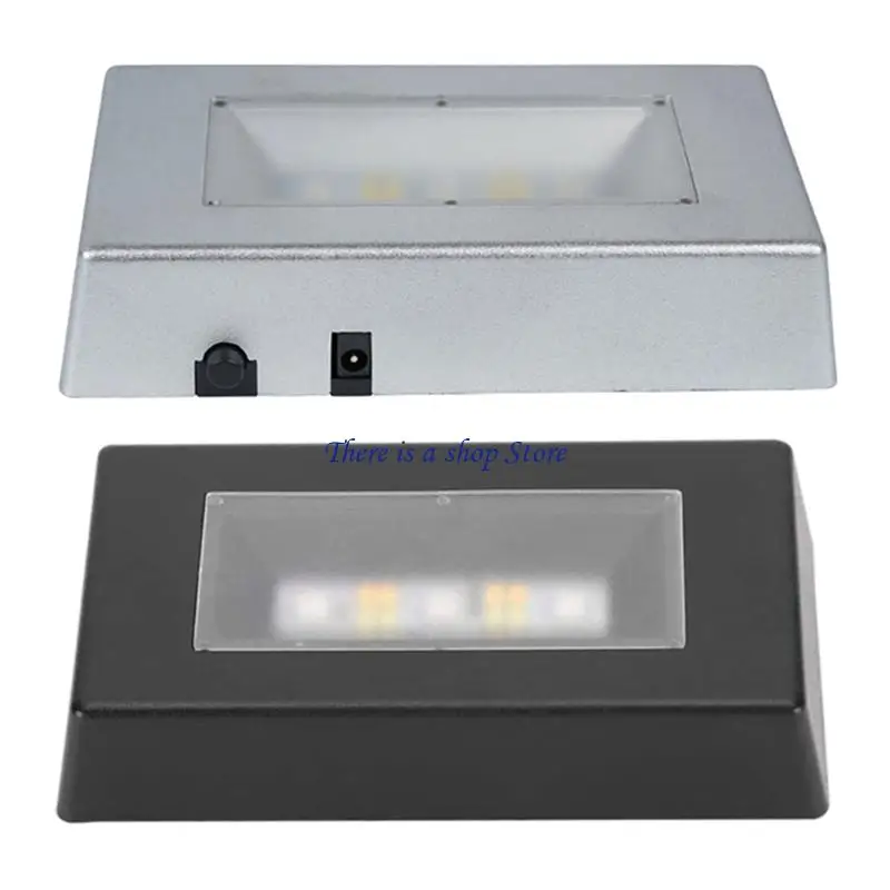 D0AD LED 조명 스탠드 기본 색상 변경 라이트 스탠드 크리스탈 조각상 보석 LED 디스플레이 기반이 이벤트 파티 디스플레이