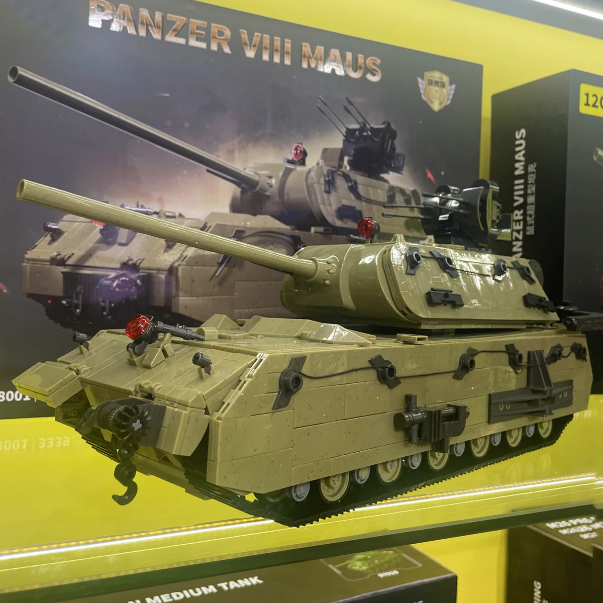 

Военная серия Rat Heavy Armored Tank Building Blocks Panzer VII Maus Tank Brick Модель WW2 Армейский солдат Игрушки для мальчика Подарок MOC