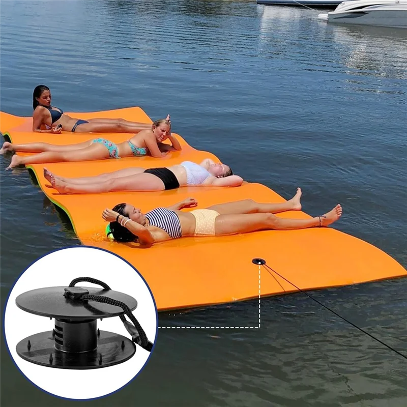 

T99C-Комплект привязи для плавающего коврика Портативный набор втулок для плавающего коврика, аксессуары для привязи для водного коврика