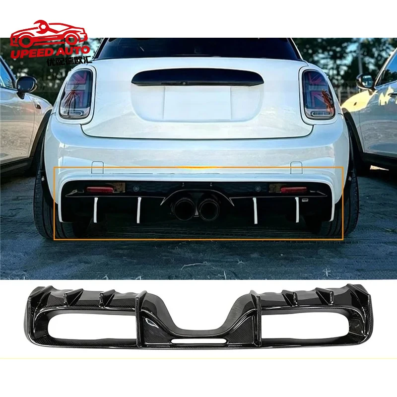 

Suitable for MINI F55 F56 JCW COOPER S Modified Carbon fiber Aerodynamic kit MKS Lip Splitters Rear Diffuser Accessories