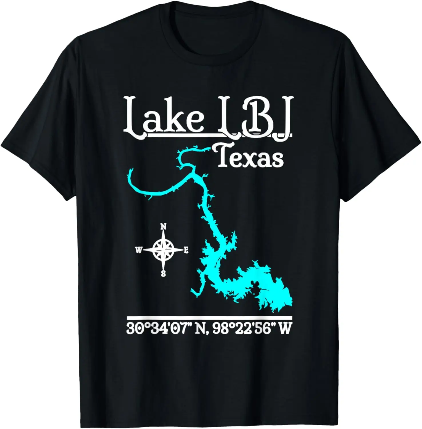

Lake LBJ - Техасская футболка