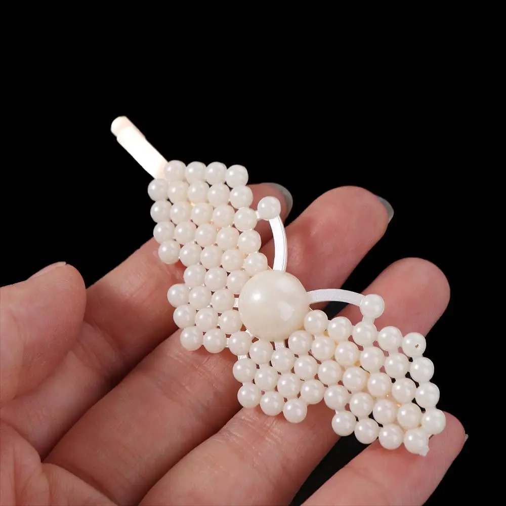 

18pcs/set Elegant Geometric Pearl Hairpin Set Side Clip Korean Style Alloy Hair Clips Headdress Headwear Duckbill Clips Women