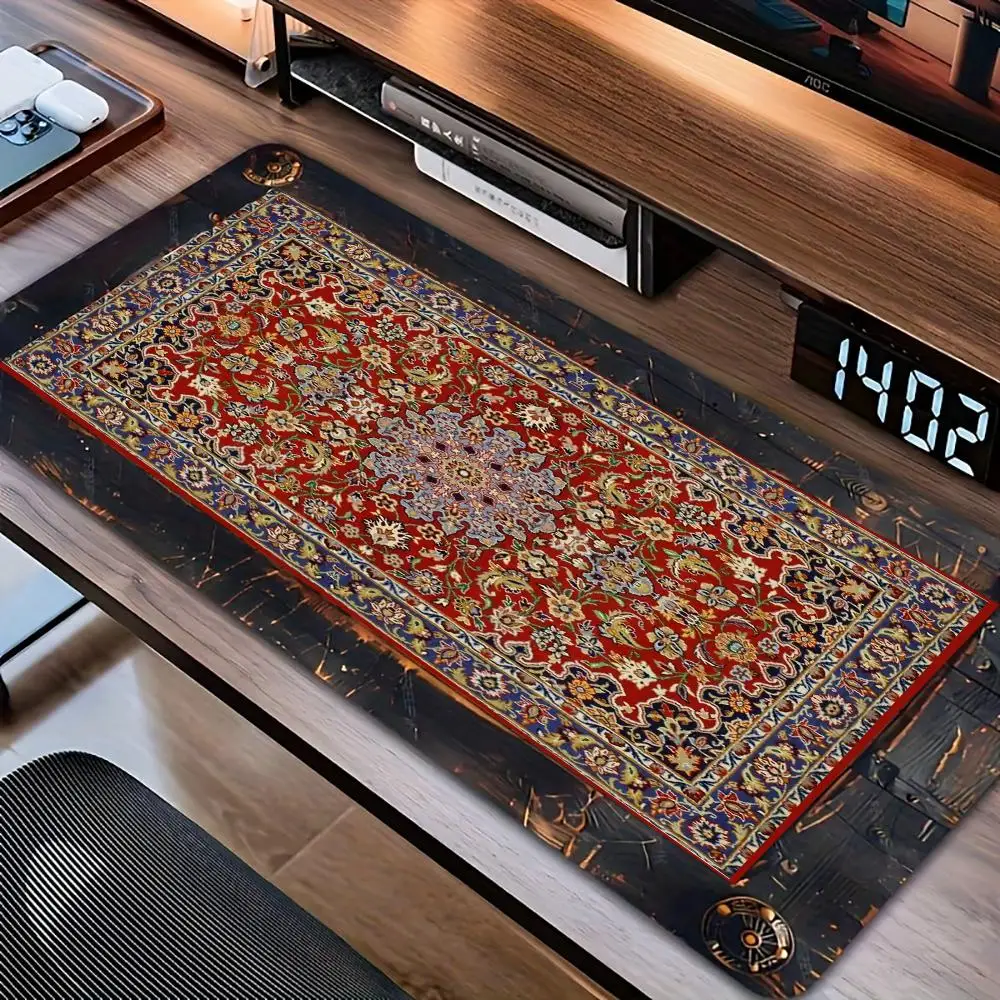 Exquisite new plaid mat Large Rubber Antislip Desk Accessories Office Keyboard Decor Mat Competition E-sports material Mouse pad