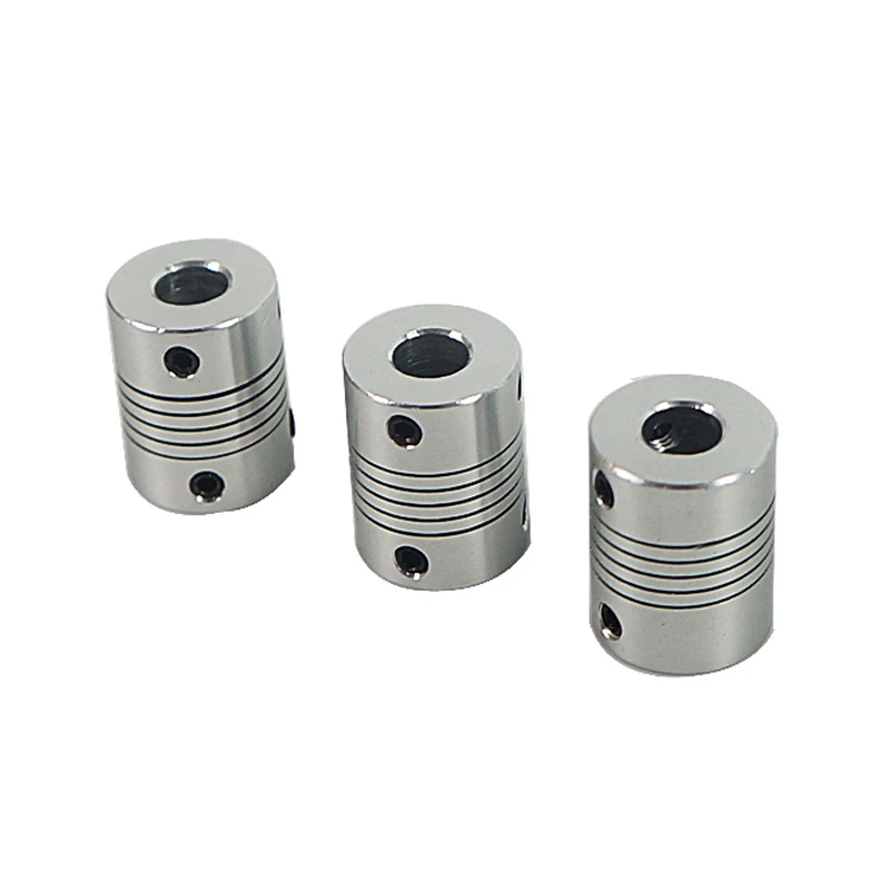 LY CNC Shaft Couplings 1PCS Motor Jaw Shaft Coupler 3-10mm Flexible Coupling OD 19x25mm Laser Engraving Marking Machine Parts