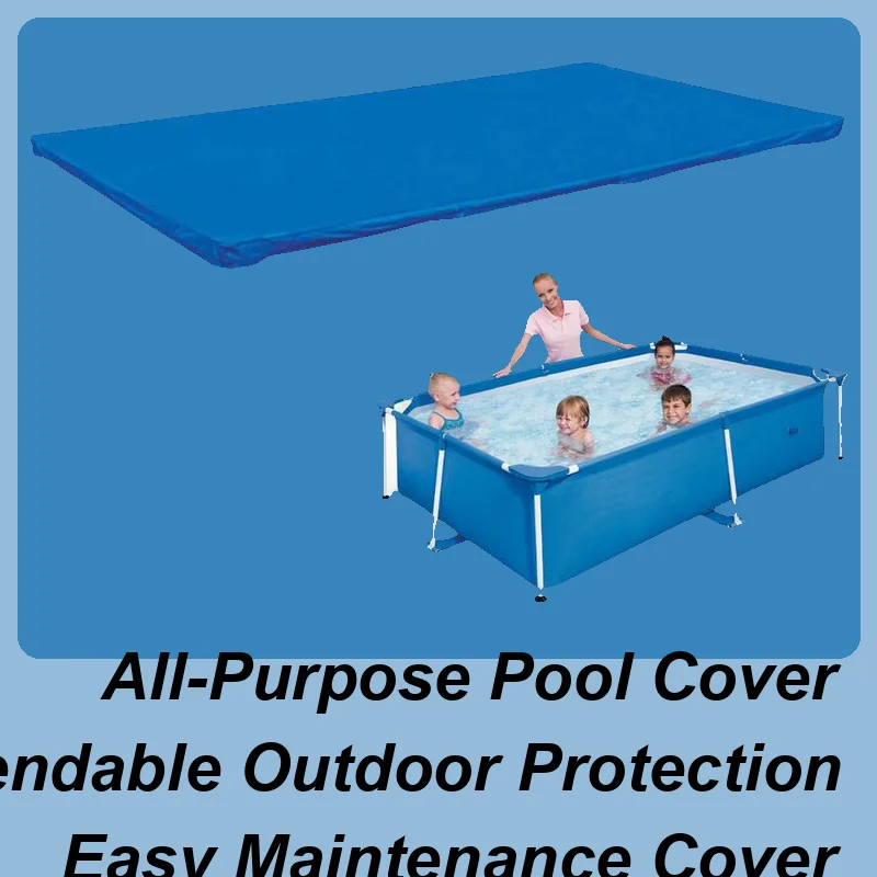 

400*211CM Swimming Pool Cover Rectangular Waterproof Dustproof Garden Outdoor Pool Tub Covers Bubble Film Blanket Accessories