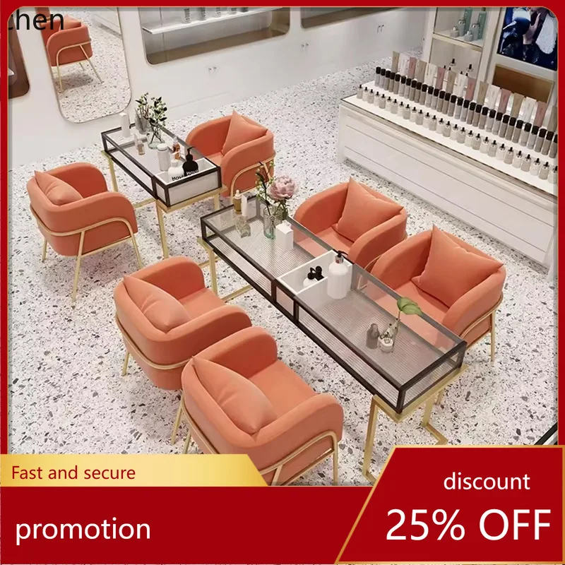HYS manicure table and chair suit single double marble manicure table