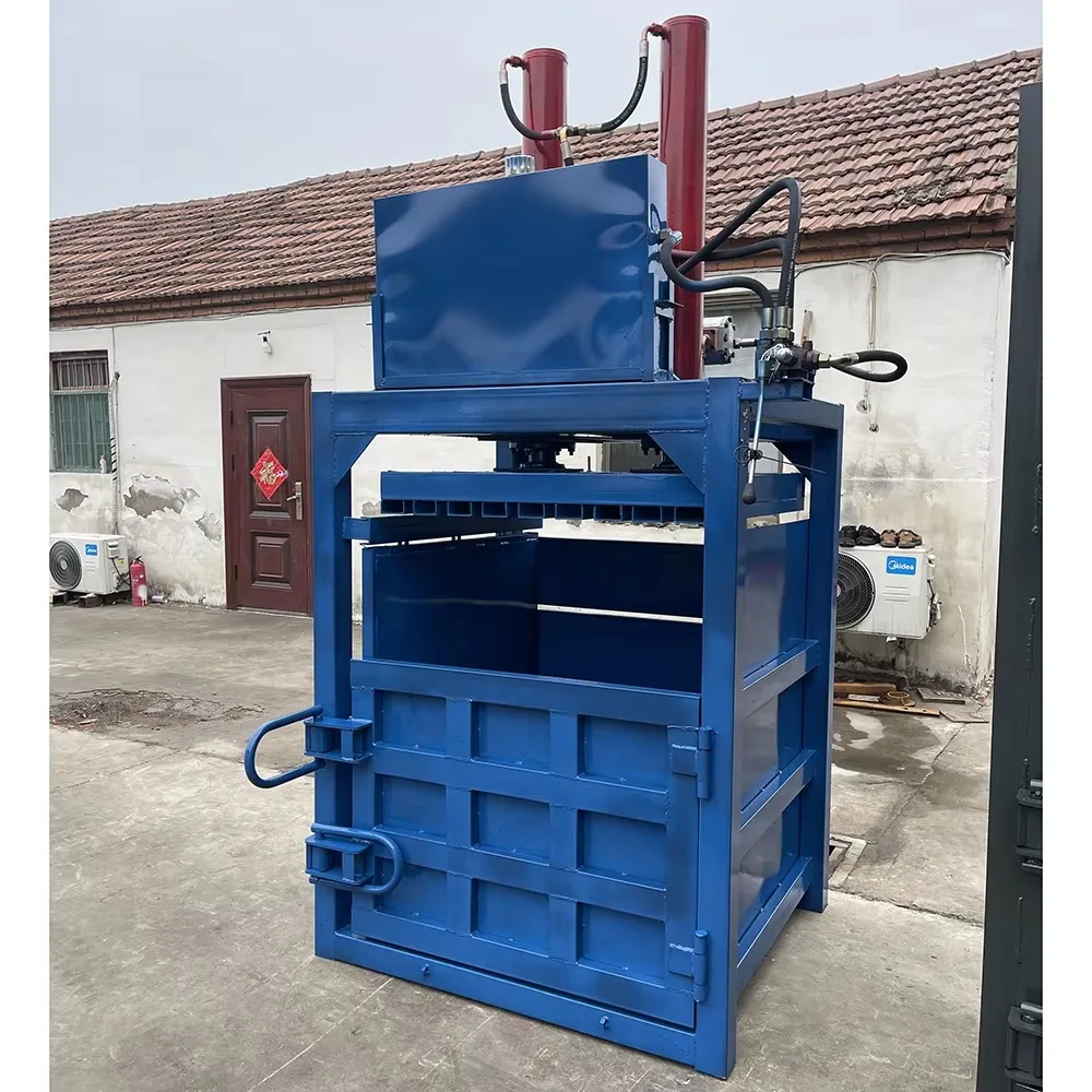 Multi-functional, Customizable, Small Vertical Hydraulic Baler