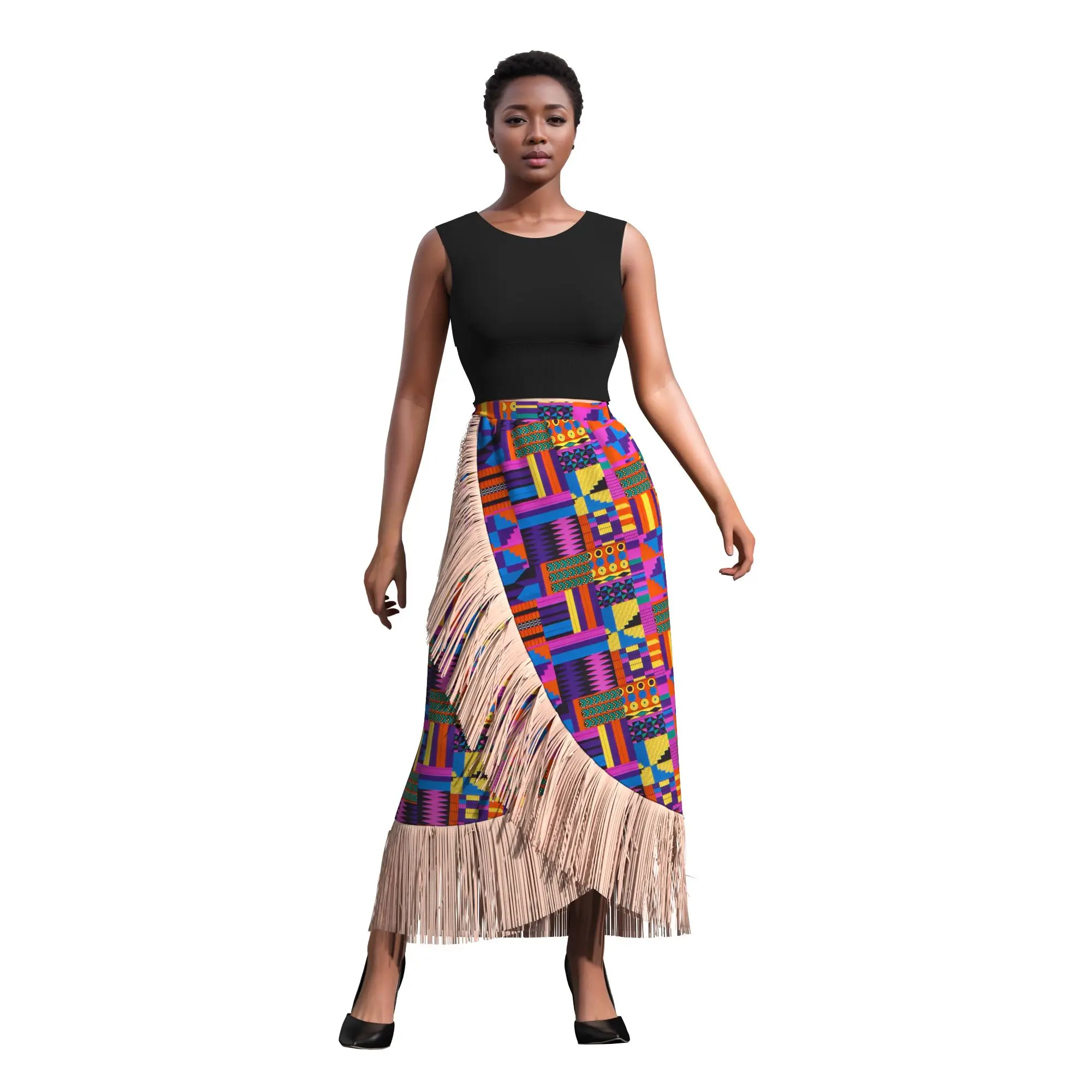 ORIENTAR Africa Kente Riche Print Clothing Lady Women Loincloth Women  Traditional Mermaid Long Skirt Dress Plus Size YF164-2 - AliExpress  200000532
