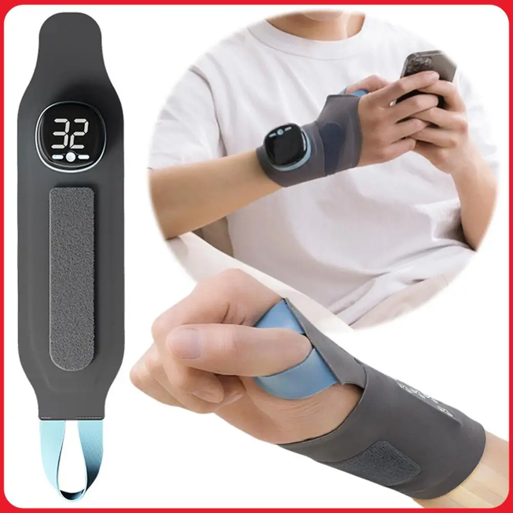 

Электромиостимулирующий компрессионный бандаж для запястья с 5 режимами и 9 уровнями интенсивности, регулируемый массажный бандаж-фиксатор для запястья при тендините