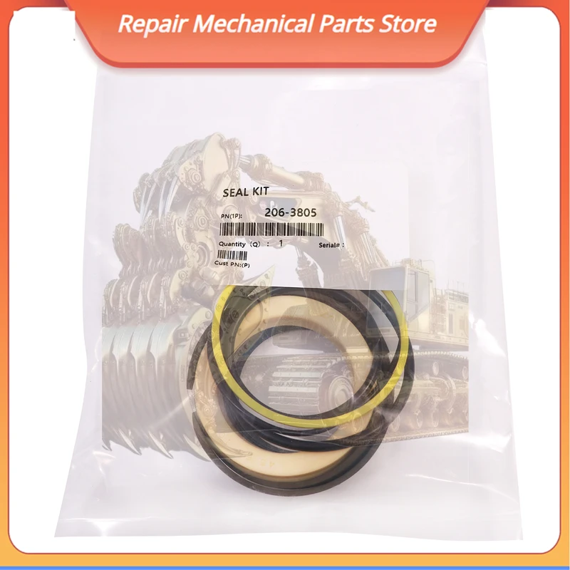 

206-3805 2063805 Hydraulic Cylinder Repair Seal Kit For Cat Backhoe Loader