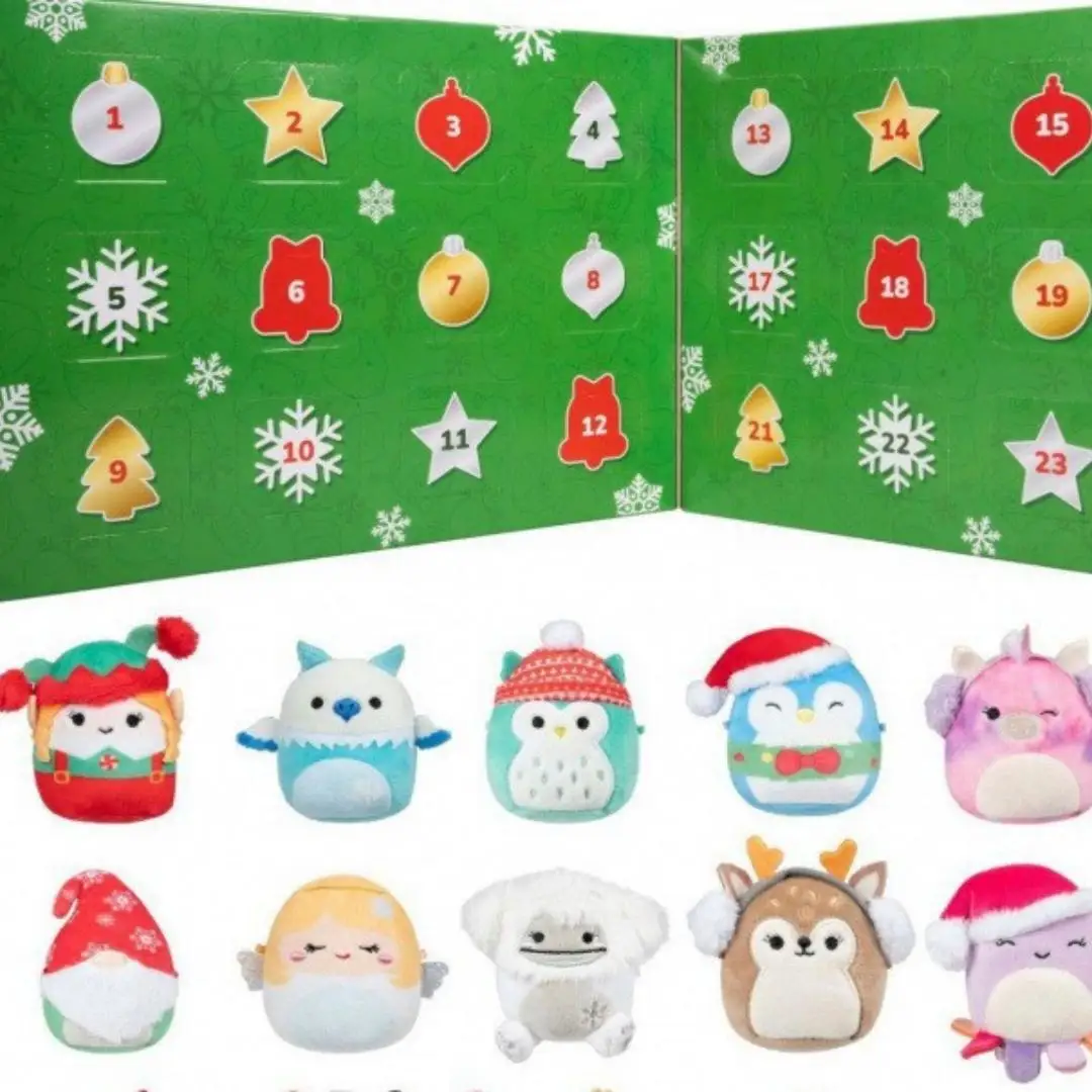 عيد الميلاد العد التنازلي التقويم صندوق أعمى Micromallows 24 يوم تقويم القدوم لينة شخصيات من الفينيل عطلة صغيرة ديكور حفلة السنة الجديدة #6