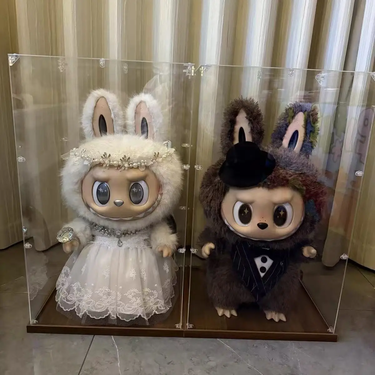 For 58cm Labubu Doll Wedding Clothes Set luxury Cute design Zimomo Advanced clothes designer labubu senior fashion brand Gift