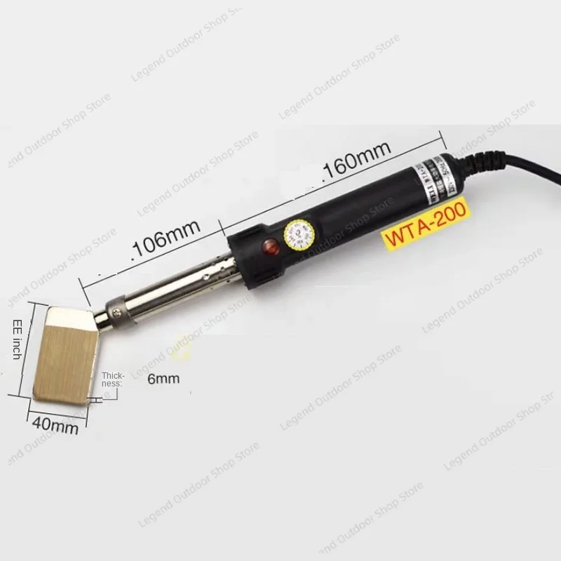 200W  WTA-200 Round Belt Welding Soldering Iron Drive Belt Connector Hot Melt Machine 0-400 Adjustable