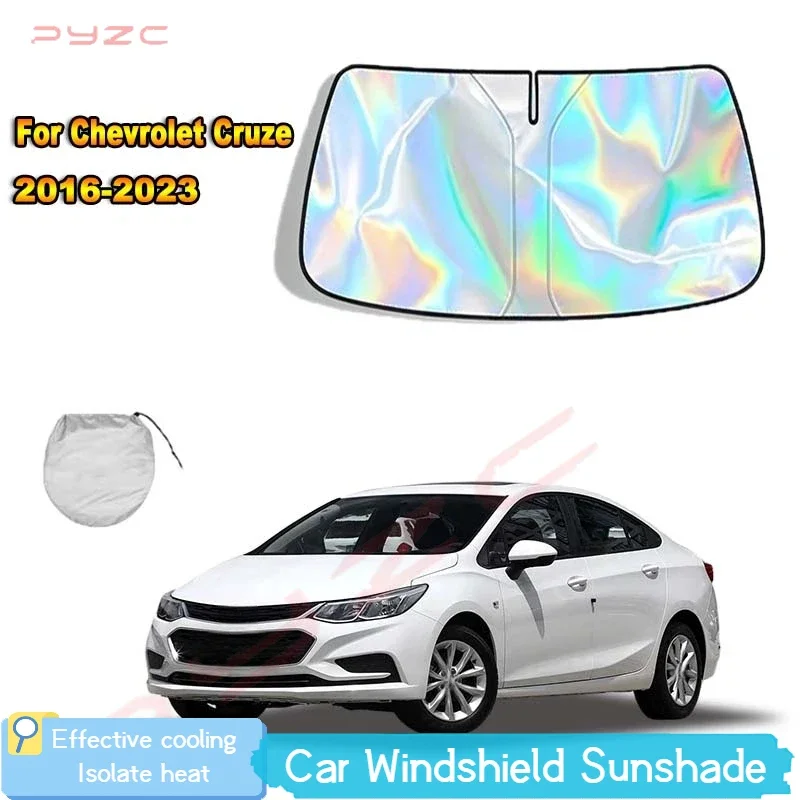 For Chevrolet Cruze 2019-2025 Car Windshield Sunshade Cover Front Window Sun Shade Visor Auto Interior UV Protection Cool Down