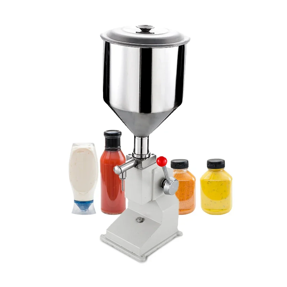 Manual Paste Honey Liquid Filling Machine Cream Bottle Vial Filler Sauce Jam 5-50Ml Food Processor