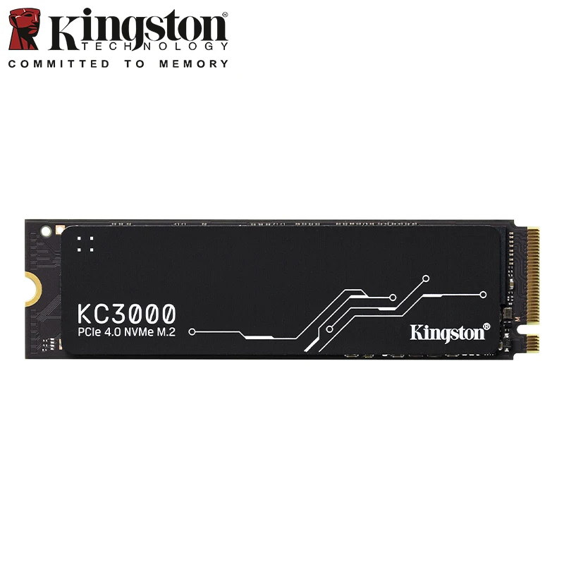 Kingston NVMe SSD KC3000 PCIe 4.0 M.2 2280 Solid State Drive