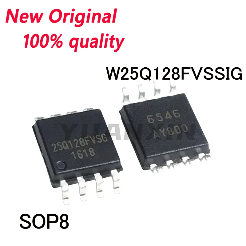 5-10/PCS New Original W25Q128FVSSIG W25Q128FVSG 25Q128FVSIG 25Q128FVSG 25Q128 SOP8  chip In Stock