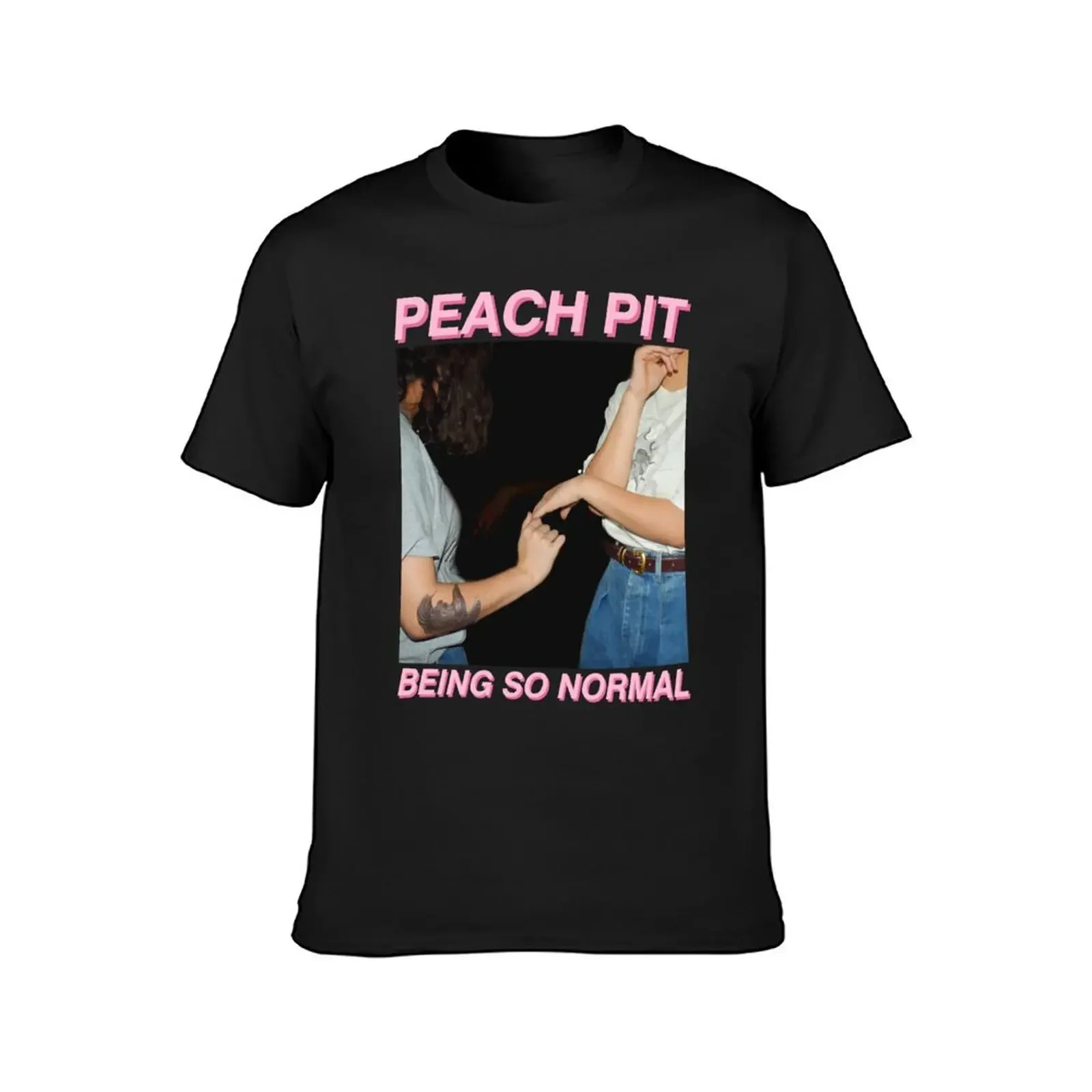 PEACH PIT BAND T-Shirt boys animal print vintage clothes mens graphic t-shirts hip hop