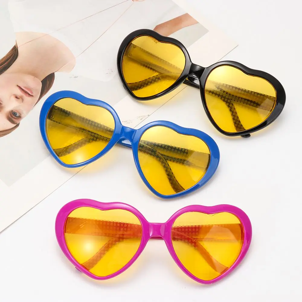 

Special Sell Well Love Heart Night Diffraction Glasse Rave Eyeglasses Light Glasses Sunglasses