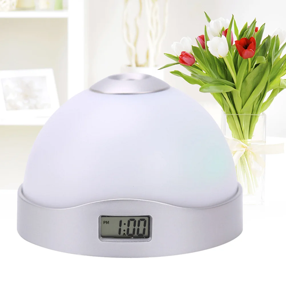 

LED Projection Alarm Clock Digital Display Portable Night Light for Bedroom Office LED Alarm Clock