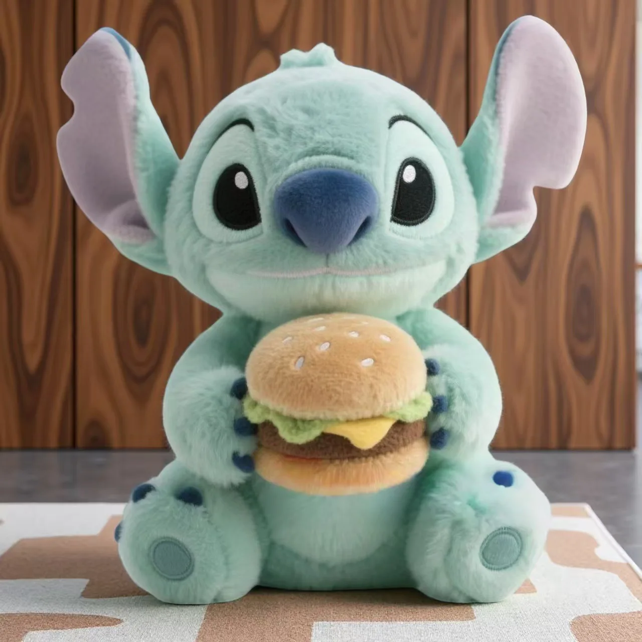 Stitch Plush Toy Doll Cute Burger Stitch Pillow Girl Doll