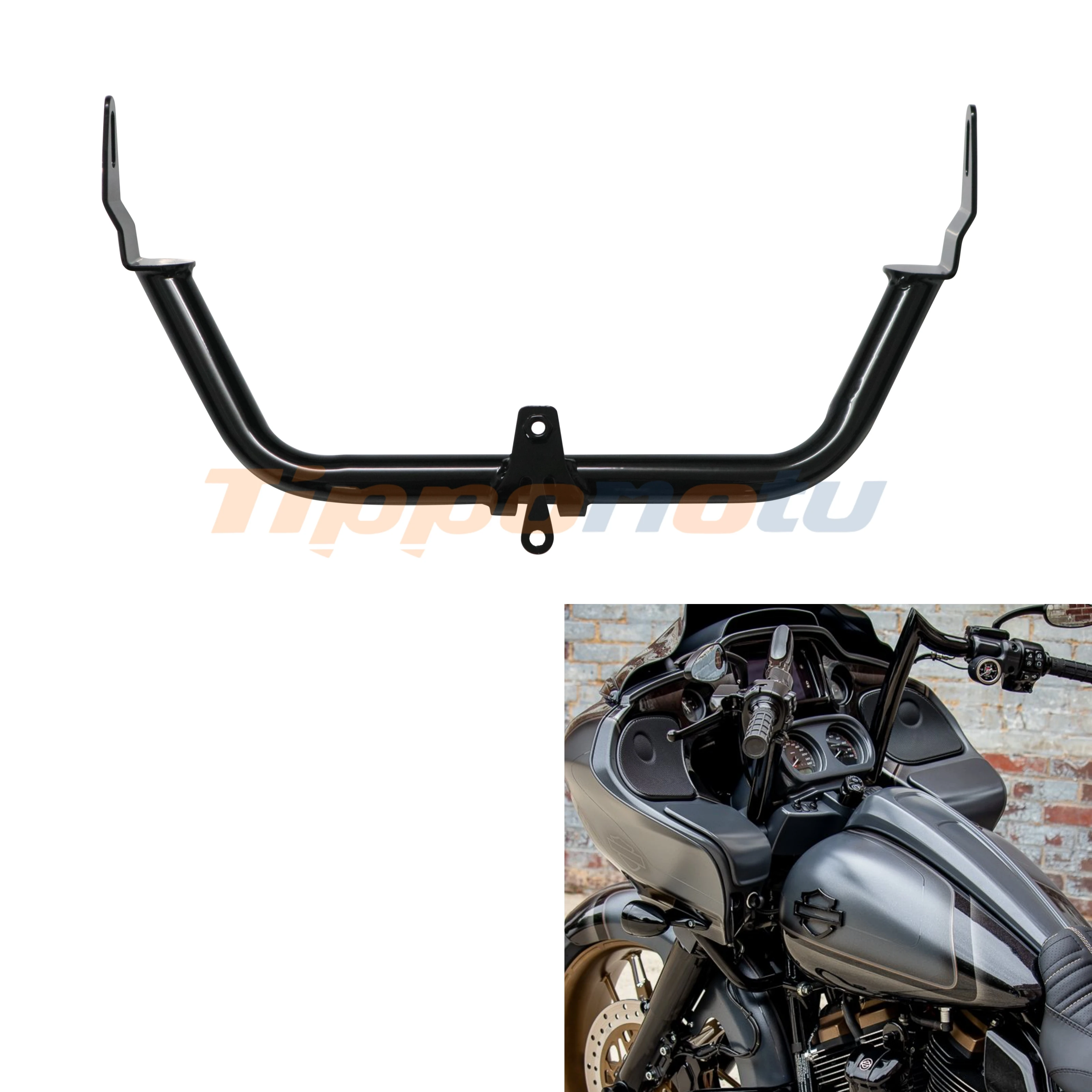 

Road Glide Black Replacement Fairing Mount Brackets Fits Harley Touring Road Glide 2015-2023 Models