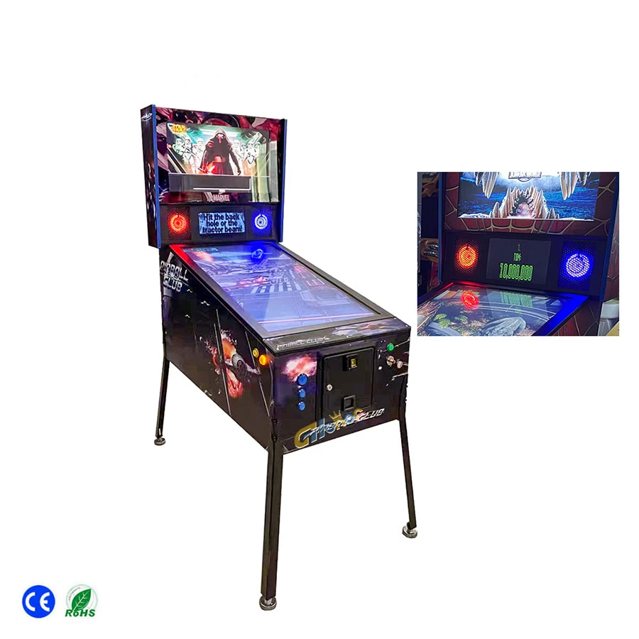 High Quality Game Coin Operated Pinball Machine Virtual 6 Balls Pinball Machine Arcade Game 6 Balls Pinball Game Machine