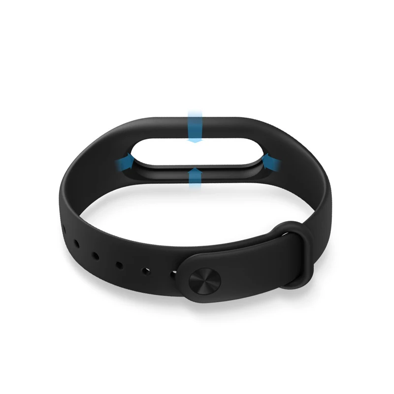 샤오미 미 밴드 2 용 실리콘 스트랩, 스마트 워치 액세서리, 다채로운 손목 밴드, 미 밴드 2 용 손목 스트랩