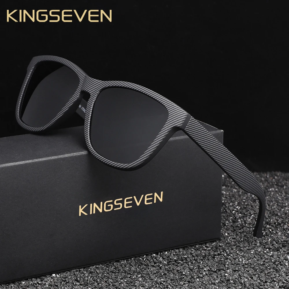 KINGSEVEN New Brand Sunglasses Men Driving UV400 Polarized HD Lens Eye Protect Women Fashion Accessory Outdoor Sports Eyewear